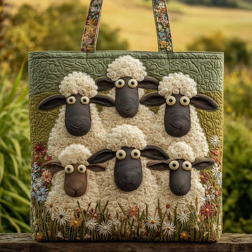 Handcrafted bag - Five Sheep
