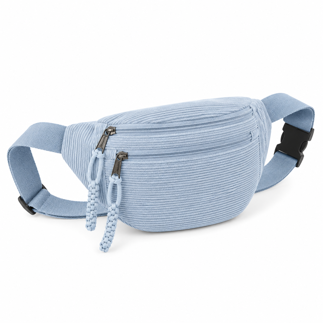 Petra ribbed corduroy crossbody bag with tassel details