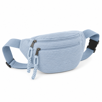 Petra ribbed corduroy crossbody bag with tassel details
