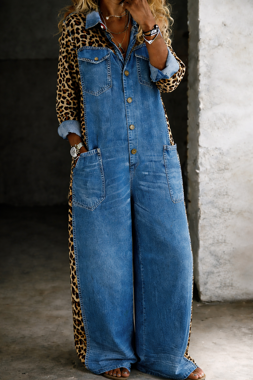 Amanda | Denim jumpsuit