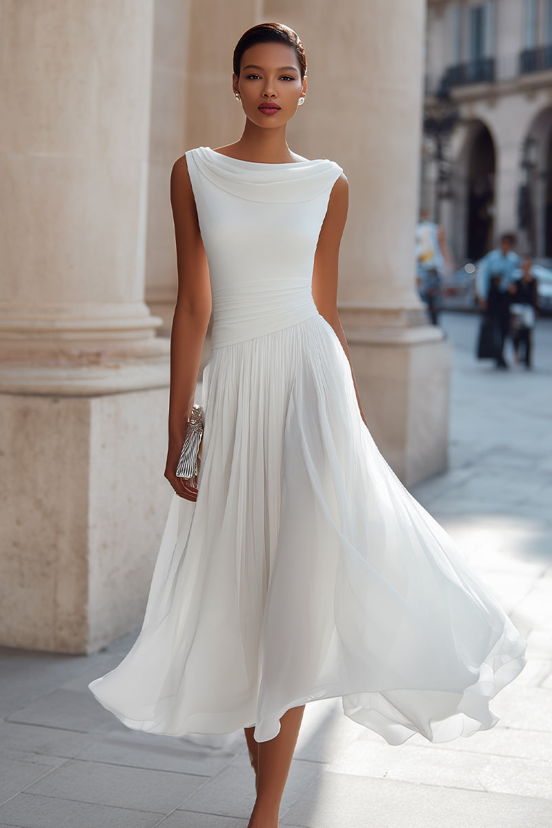 Emma | Elegant Midi Dress for Ceremony