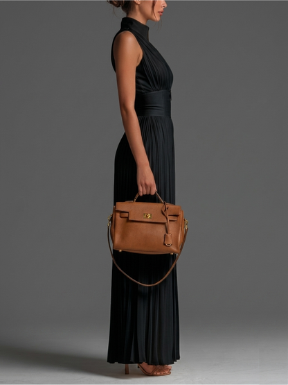Harrow & Vale Jumpsuit | Black Pleated Jumpsuit