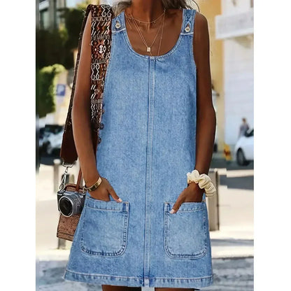 Saylor | Relaxed-fit dresses with a denim look