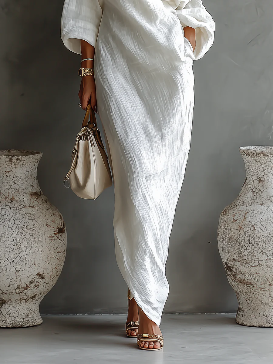 Elise™ | Elegant and asymmetrical maxi dress