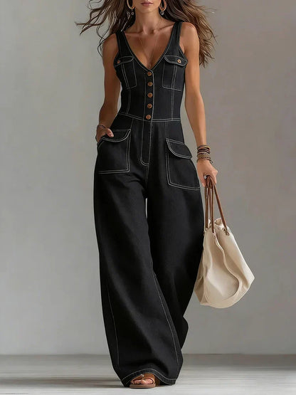 Sofía | Denim jumpsuit with a relaxed fit