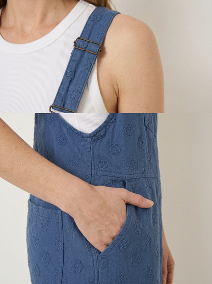 Adjustable buckle strap and slanted side pocket