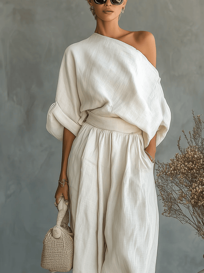 Mila™ | 2-Piece Set with Bardot Neckline