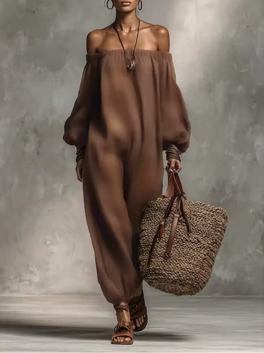 Fenna | Bustier Jumpsuit with Sleeves