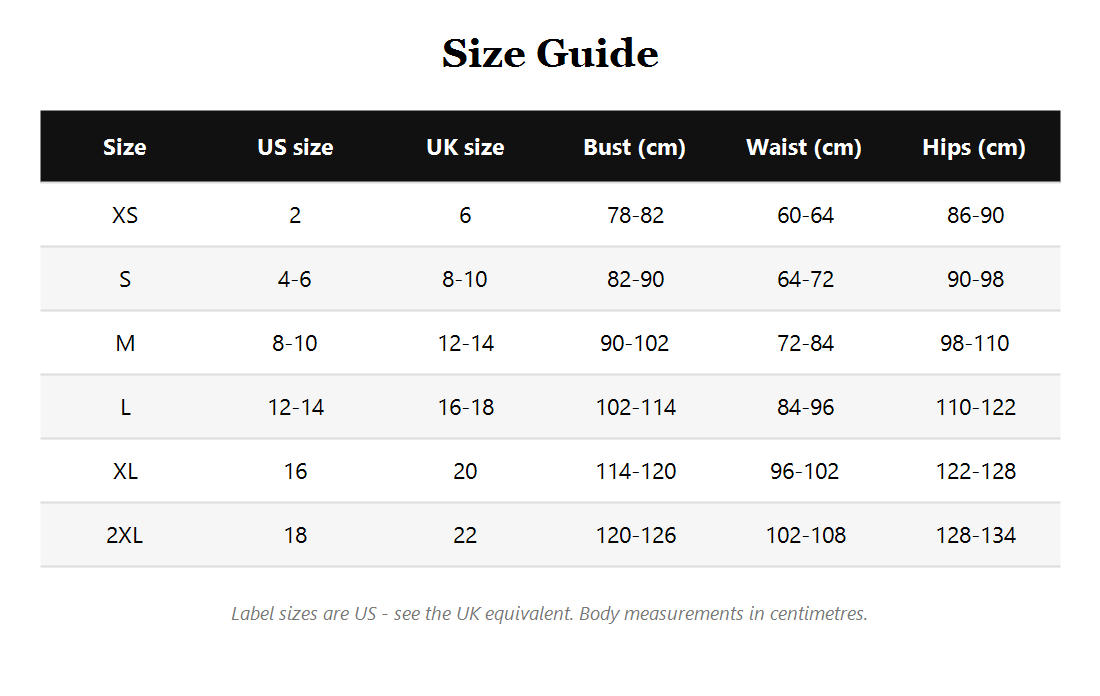 Size guide