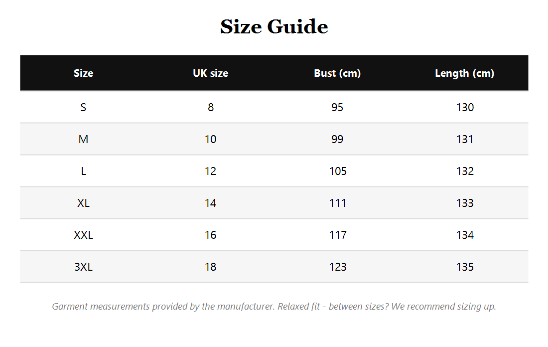 Size guide